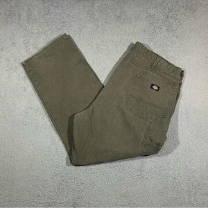 Y2k Dickies Carpenter Pants Workwear Canvas Mos Green Men’s 44x30 #1458